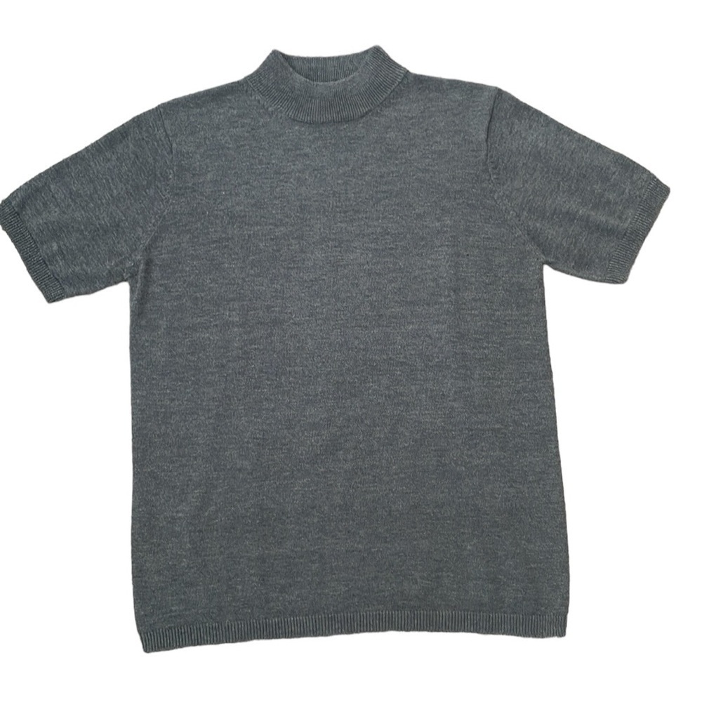 Ship ‘N Shore Mock Turtleneck Short Sleeve Sweater‎